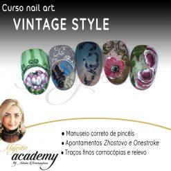 nail art vintage style