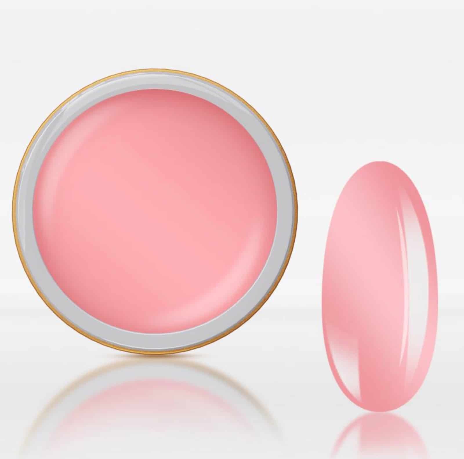 Gel de Construção Delicate Pink com fibra