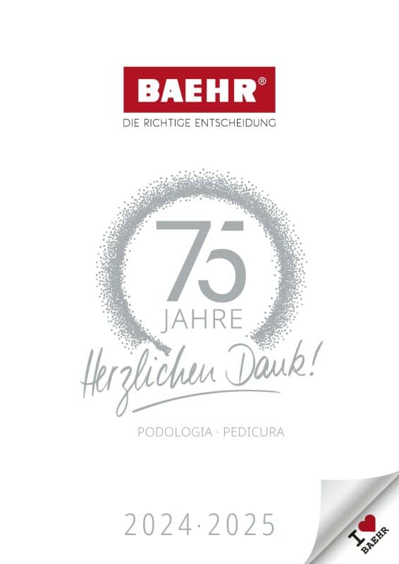 catalogo baehr pedicure podologia para profissionais